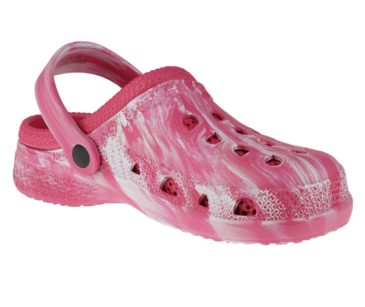 Women's Pink & White Tie-Dye EVA Clog