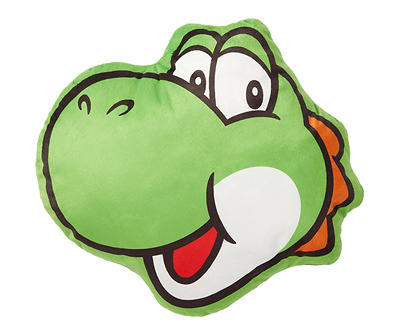 Super Mario Bros. Yoshi Figural Throw Pillow