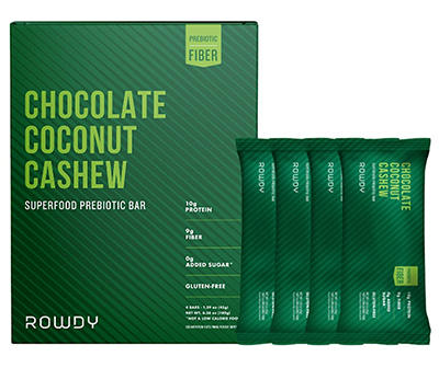 Chocolate Coconut Cashew Rowdy Bars, 4-Pack