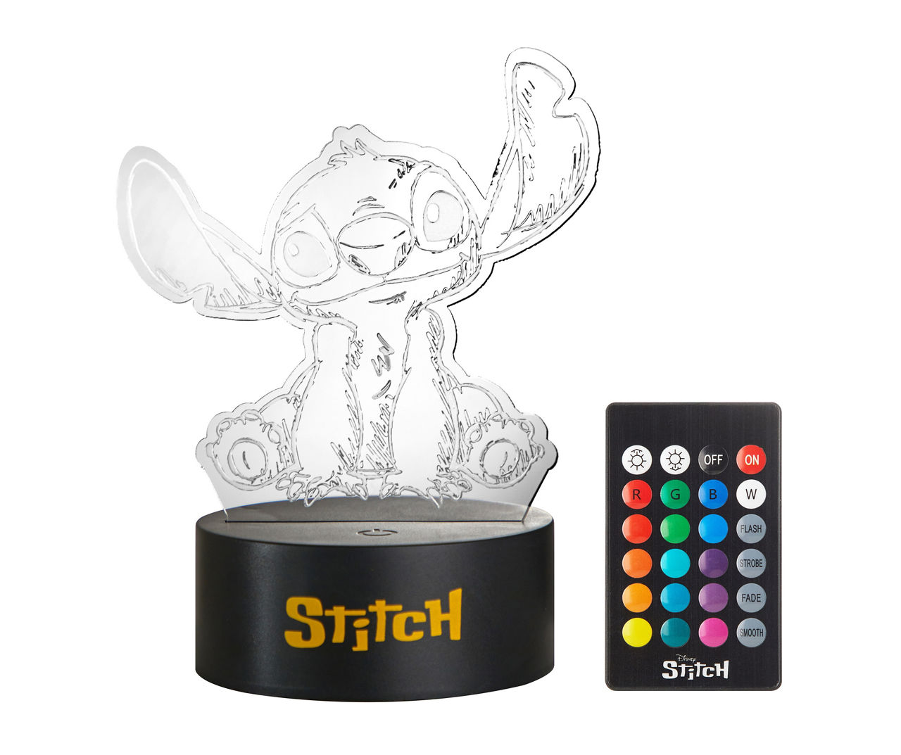 Stitch Personalized FREE Stitch LED Night Light Lamp with Remote
