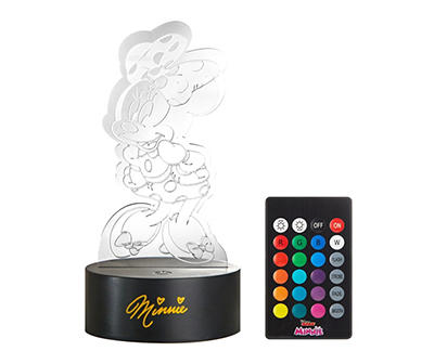 Minnie Mouse Multi-Color Acrylic Lamp