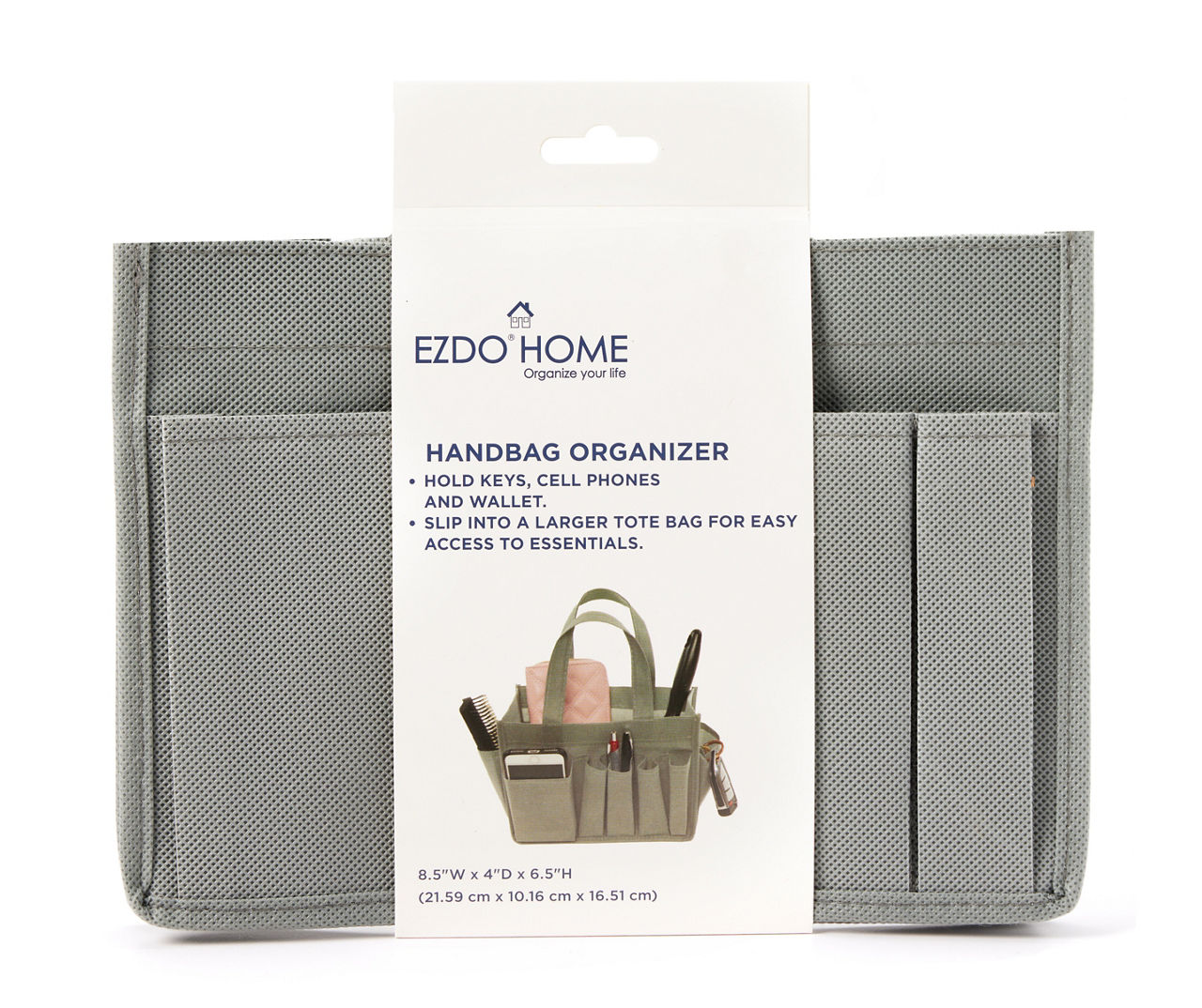 EZDO Home 8-Pocket Handbag Organizer