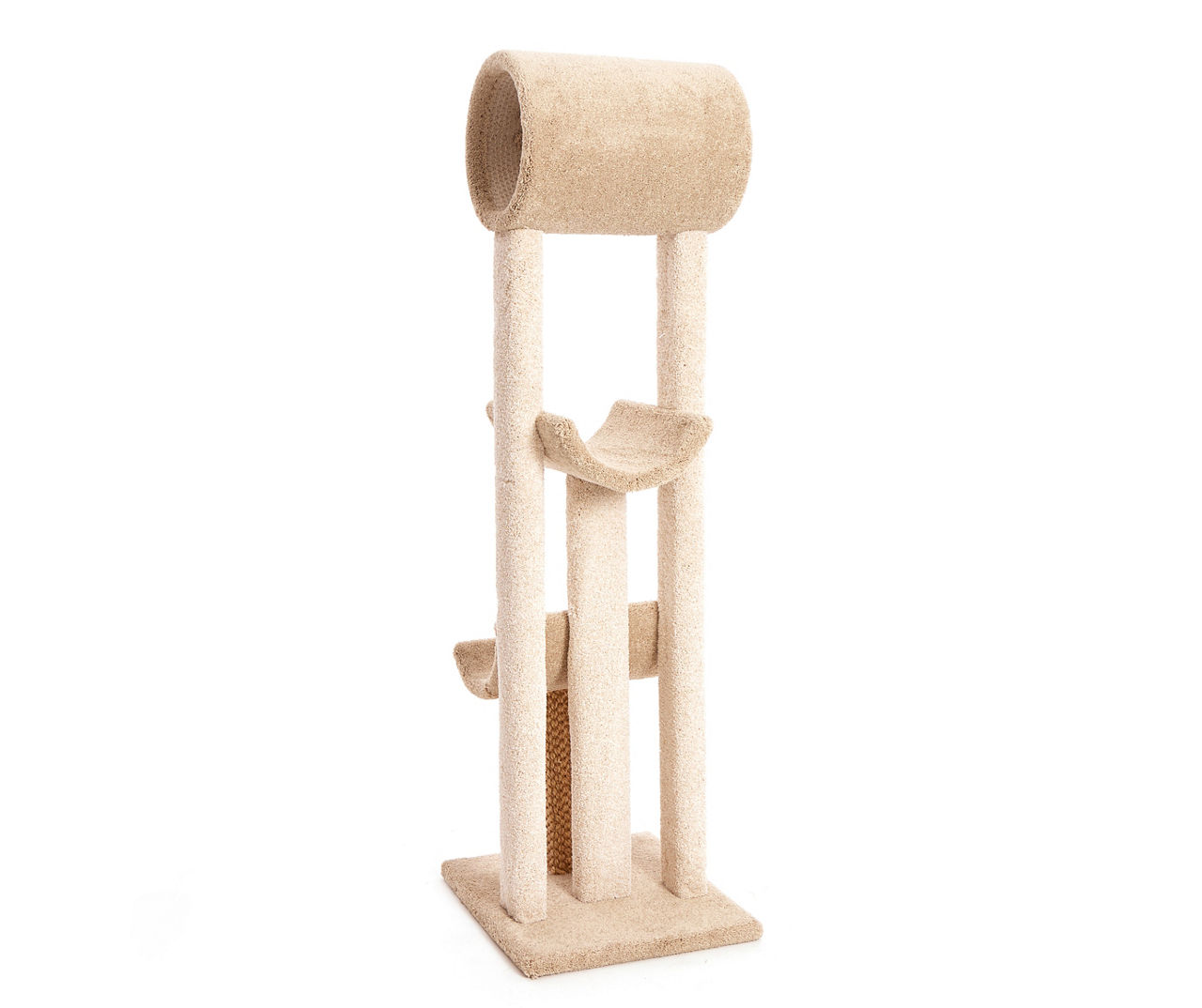 Beige Beatrise Scoop Shelf Cat Tree 70