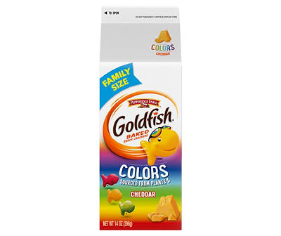 Goldfish Colors Cheddar Baked Snack Crackers, 14 Oz.