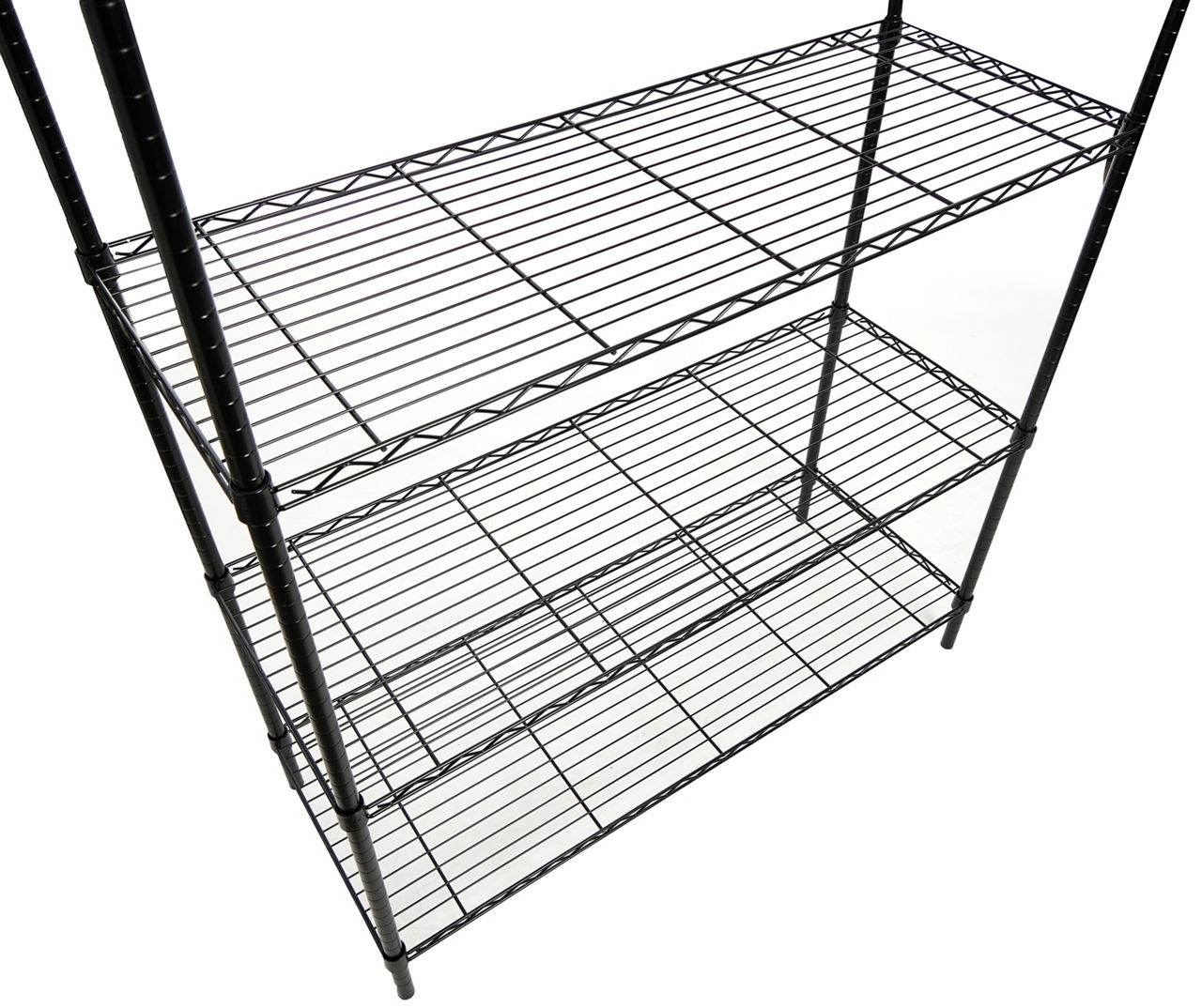 Heavy Duty 4 Tier Shelving Unit Black - Inval : Target