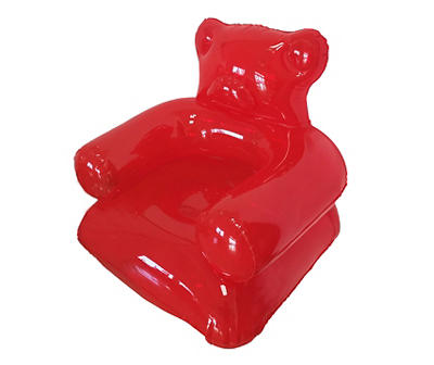 Red Gummy Bear Inflatable Chair
