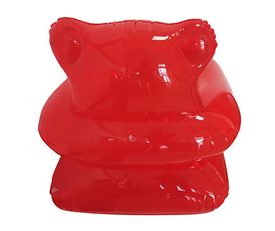 Red Gummy Bear Inflatable Chair