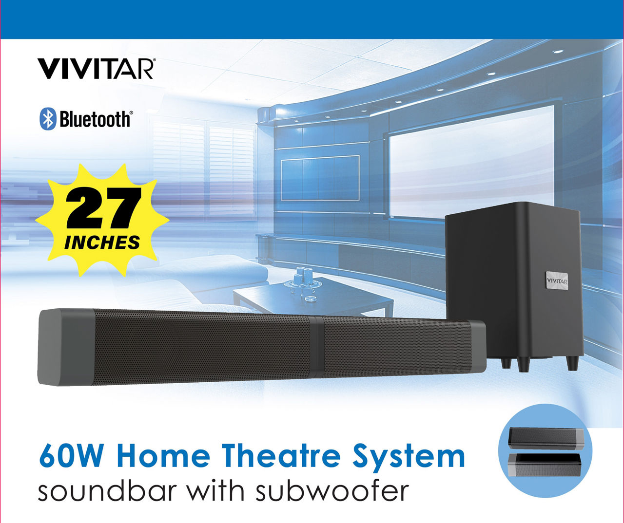 Vivitar subwoofer hot sale system