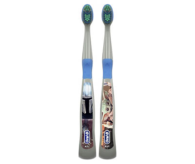Oral B Star Wars The Mandalorian Toothbrush, 2-Pack