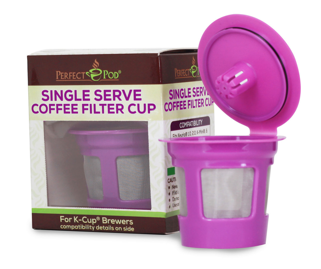 Perfect Pod Purple Single Serve Coffee Filter Cup
