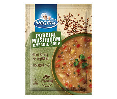 Vegeta Porcini Mushroom & Veggie Soup Mix, 2.5 Oz.