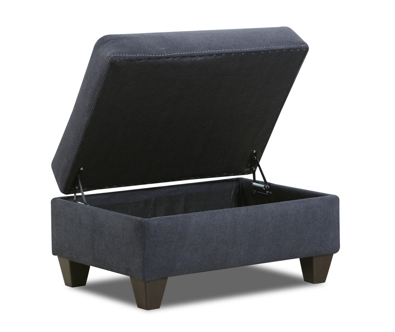 Providence Stanley Storage Ottoman, Navy Blue, Sold by at Home