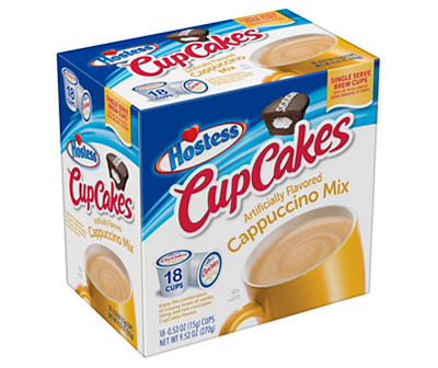 CupCakes Flavored Cappuccino 18-Count Brew Cups