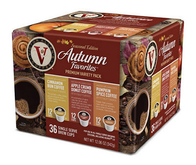 Autumn Favorites Variety Pack 36-Count Single Serve Brew Cups