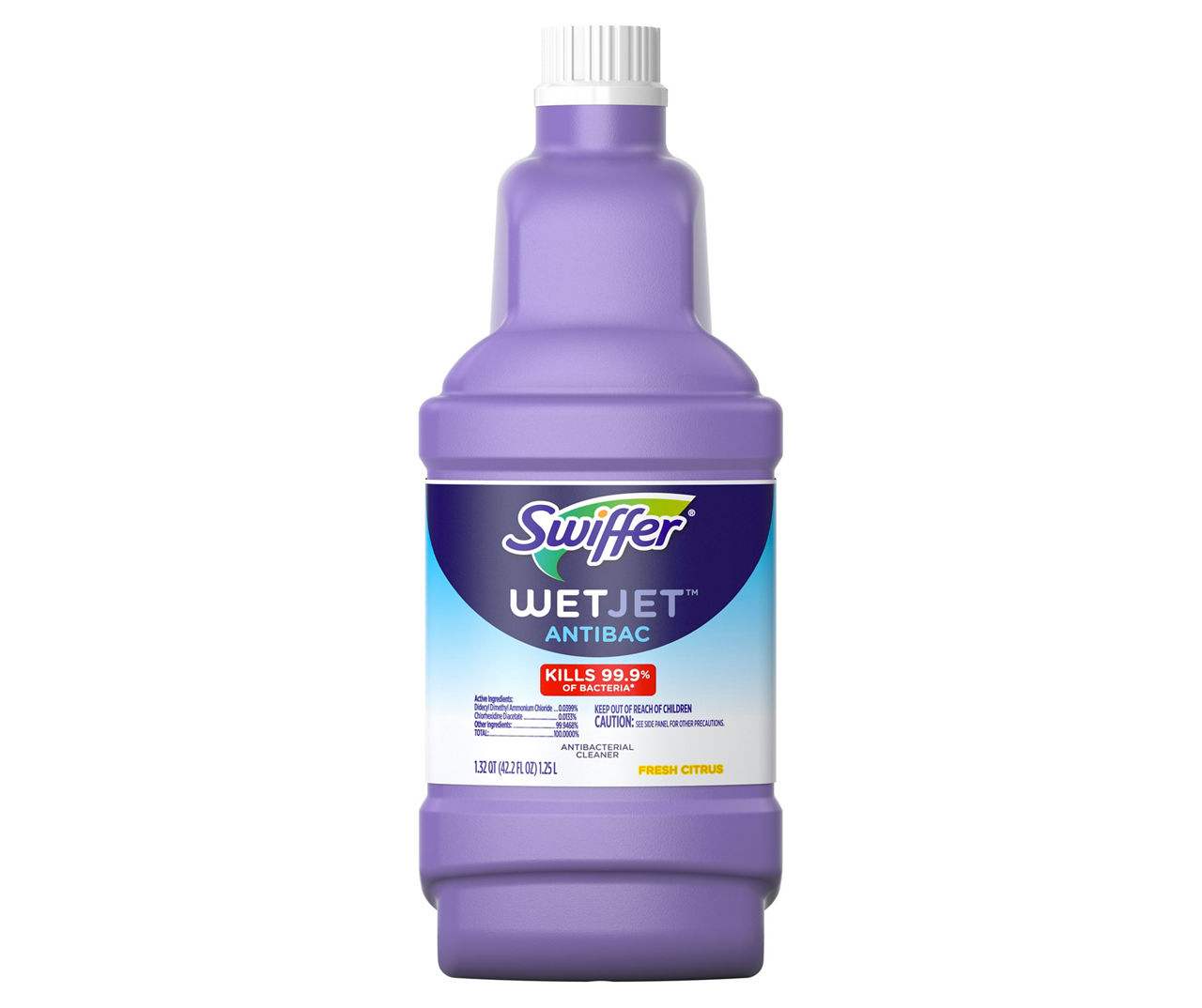 Swiffer WetJet Spray Mop Multi-Purpose Liquid Floor Cleaner 1.25