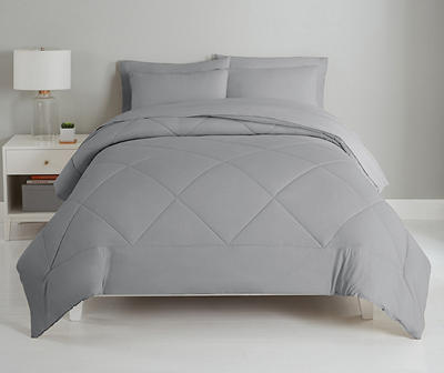 Diamond-Quilted Twin 5-Piece Comforter Set