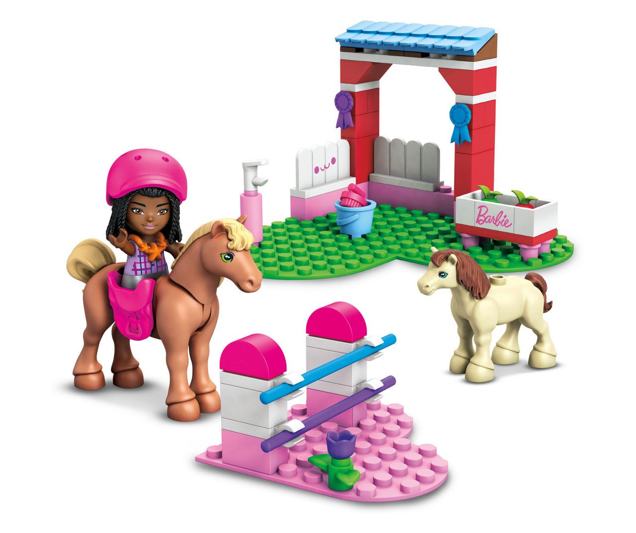 Mega Bloks Barbie Horse Jumping 73Piece Building Set Big Lots