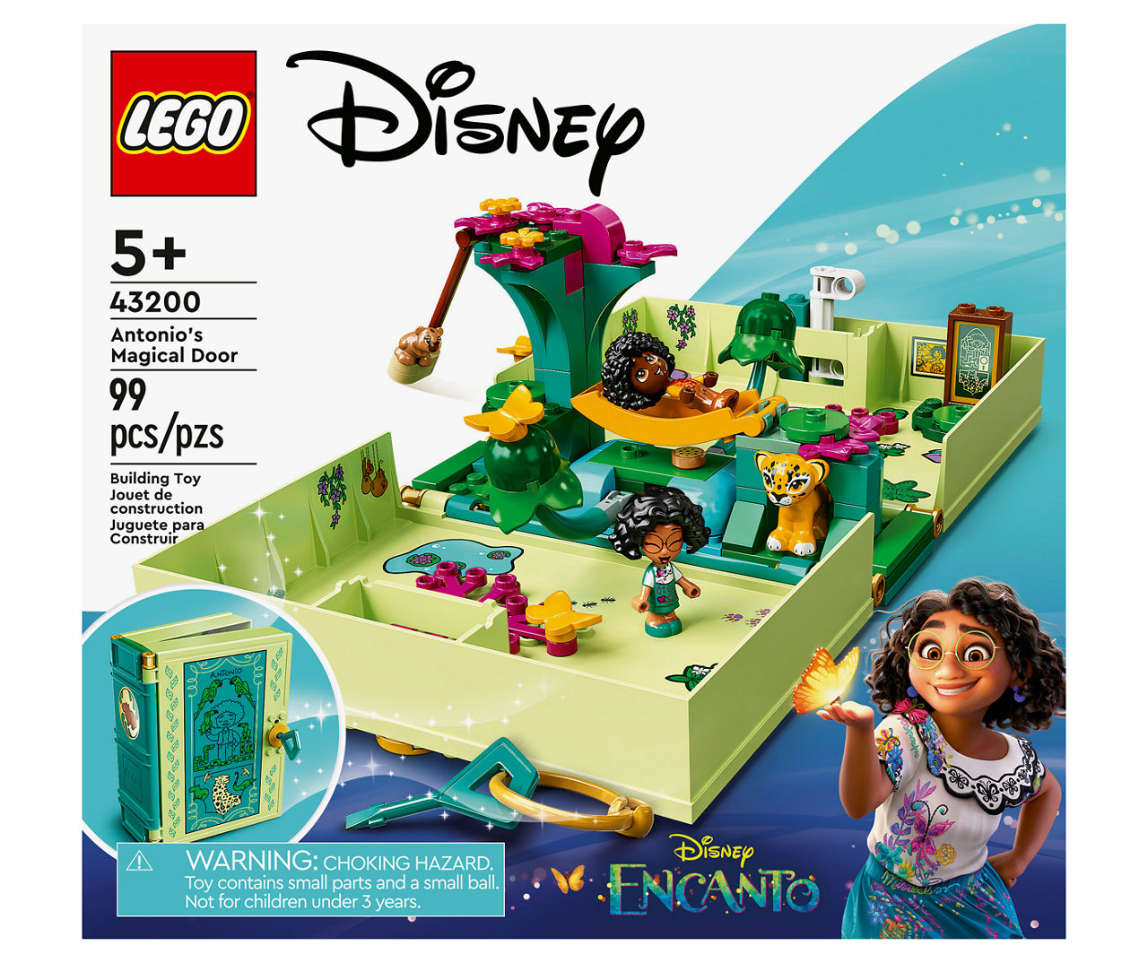  LEGO Disney Encanto Antonio's Magical Door 43200 Building Kit;  A Great Construction Toy for Kids' Imaginations (99 Pieces) : Toys & Games