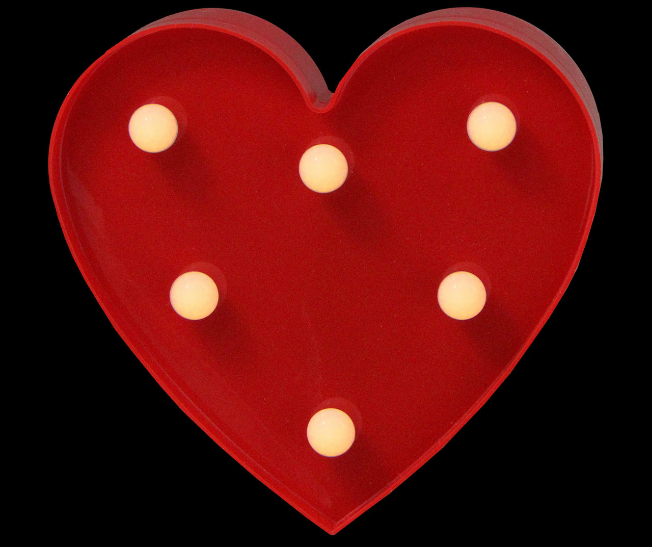 Northlight Red Heart LED Marquee Wall Sign | Big Lots