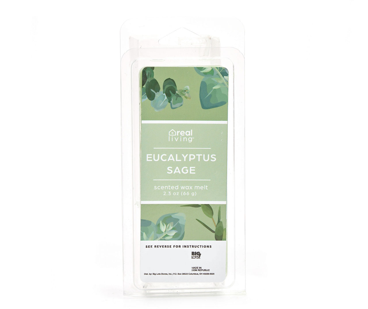 Real Living Eucalyptus Sage Wax Melts, 2.3 Oz.