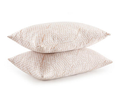 Cozy Copper Jumbo Bed Pillows, 2-Pack