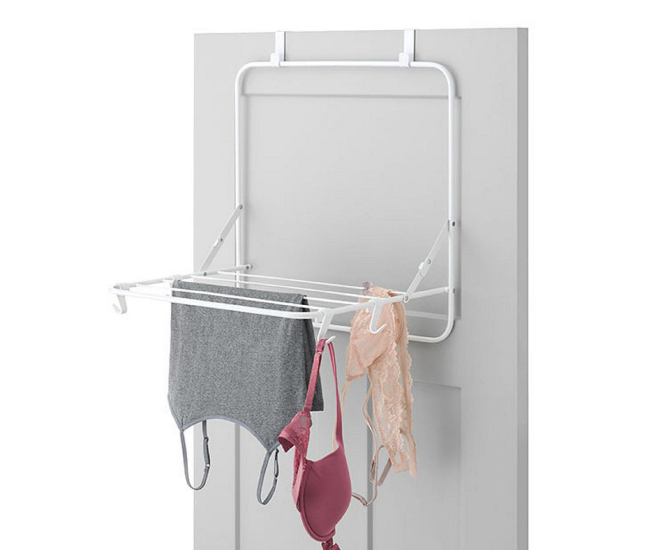 Clothes rack over discount door