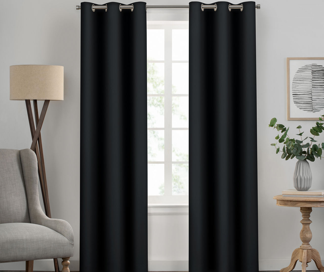 Eclipse Kendall Blackout Grommet Curtain Panel