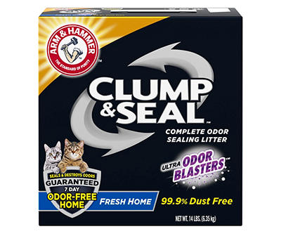 Clump & Seal Fresh Home Complete Odor Sealing Litter, 14 lbs.