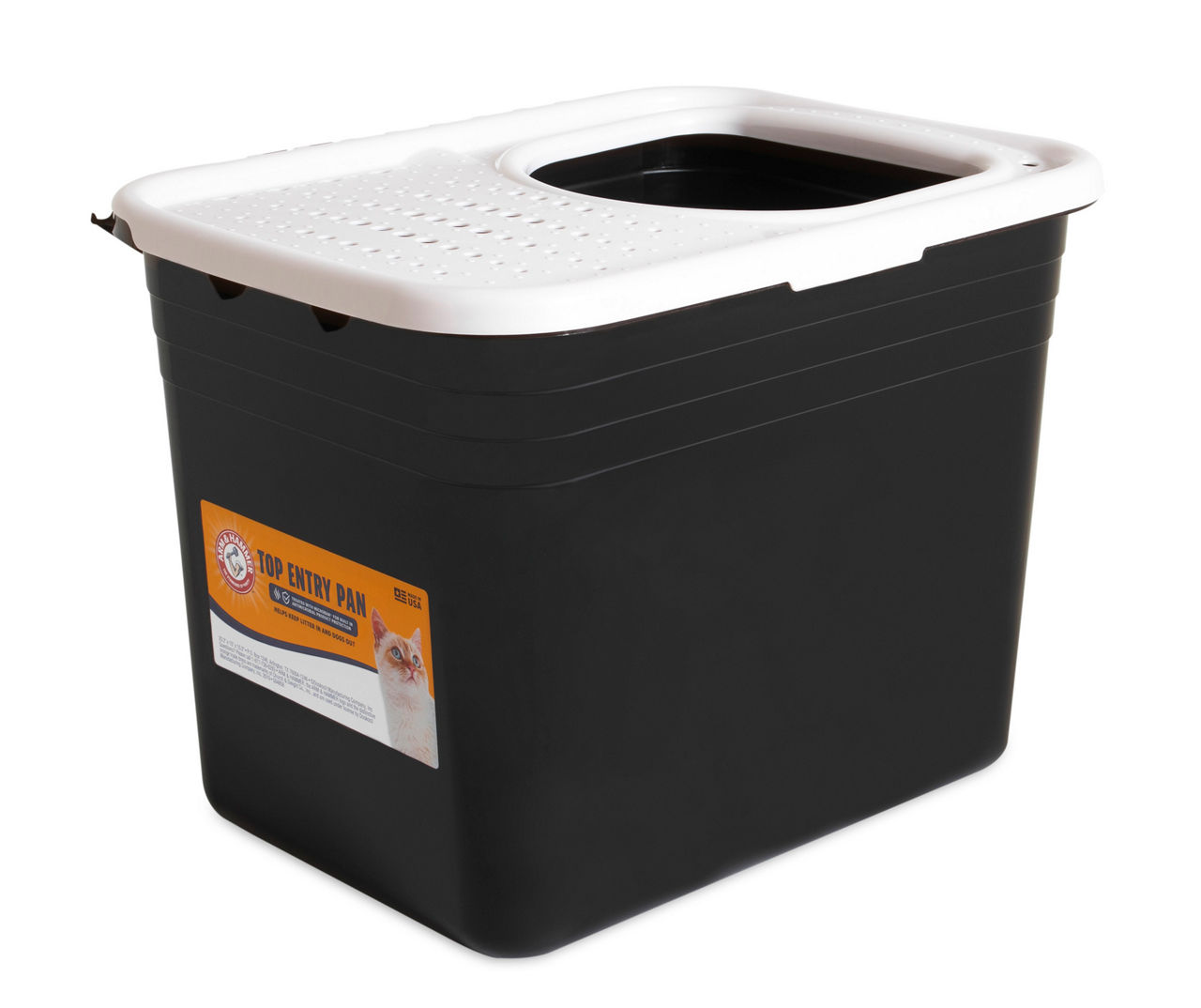 Large top entry litter clearance box