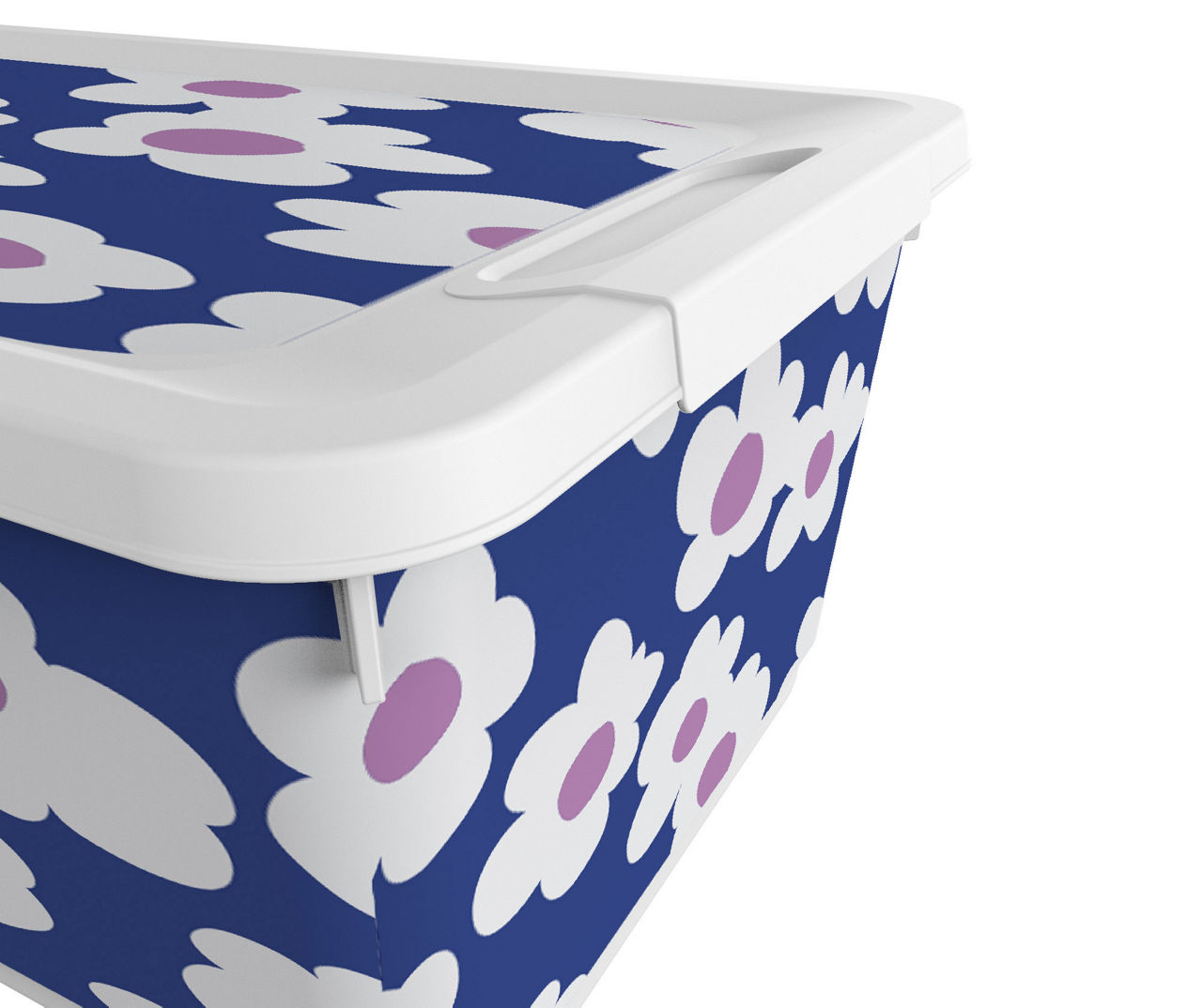 Patterned Large Plastic Storage Bins