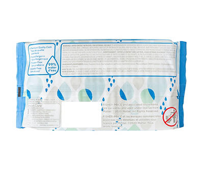 Baby 99 Percent Water Wipes, 50-Pack