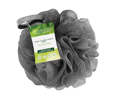 Gray Bamboo Charcoal-Infused EcoPouf