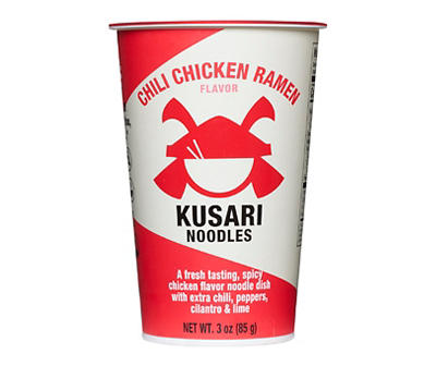Kusari Noodles Chili Chicken Ramen Cup, 3 Oz.