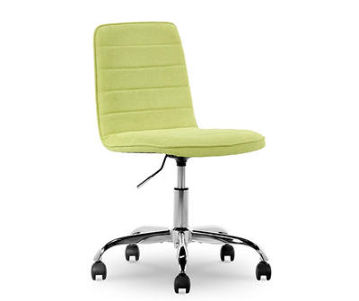 Green Fabric Swivel Task Chair