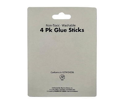 Glue Sticks, 4-Pack
