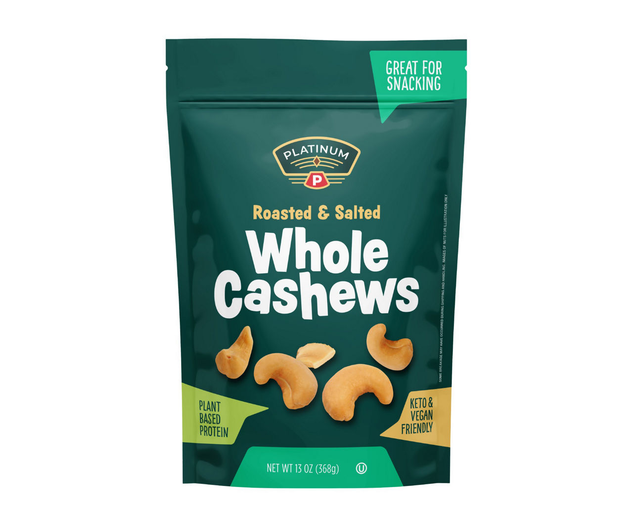 Star Snacks Roasted & Salted Whole Cashews, 13 Oz. Big Lots