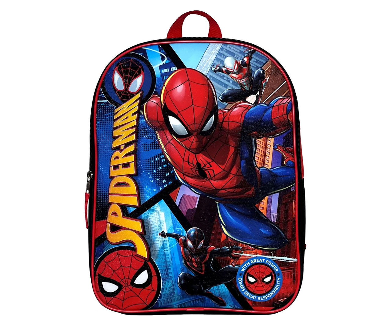 Marvel Spider-Man Black & Red Backpack | Big Lots