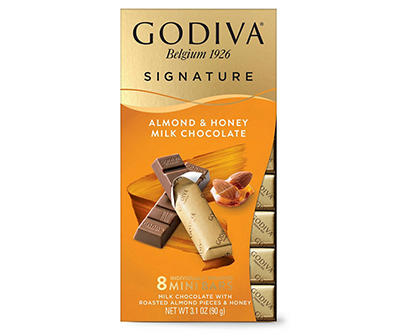 Almond & Honey Milk Chocolate Signature Mini Bars, 8-Pack