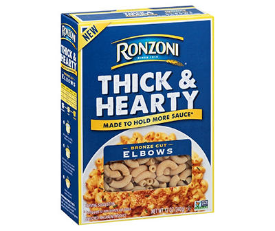 Ronzoni Thick & Hearty Elbow Macaroni, 12 Oz.
