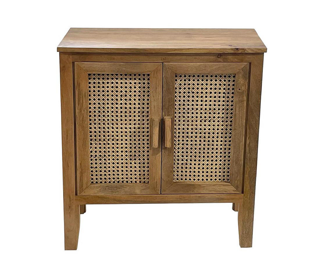 Real Living Real Living Villa Park Cane 2-Door Storage Cabinet