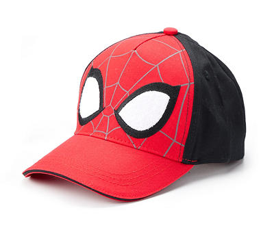 Kids' Black & Red Spider-Man Baseball Cap