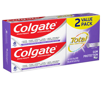 Gum Protection Total Toothpaste, 2-Pack