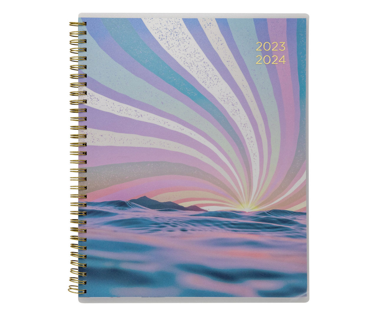 Lilac Sunset 2023/2024 Big Size Weekly Planner 17 Months