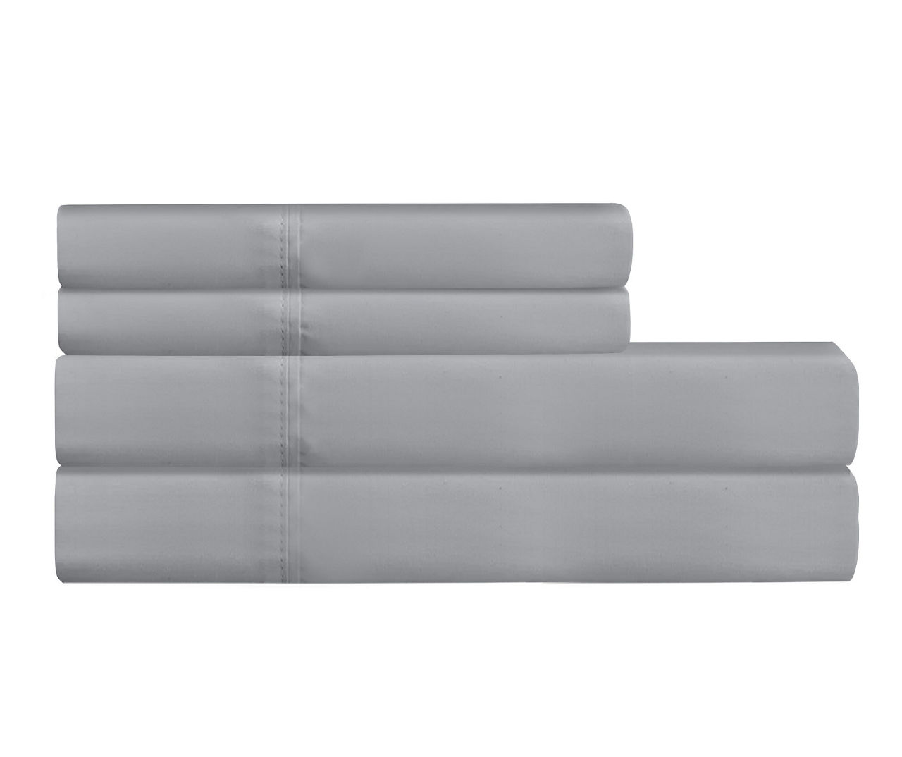 Gray 1,000-thread Count Queen 4-piece Sheet Set 