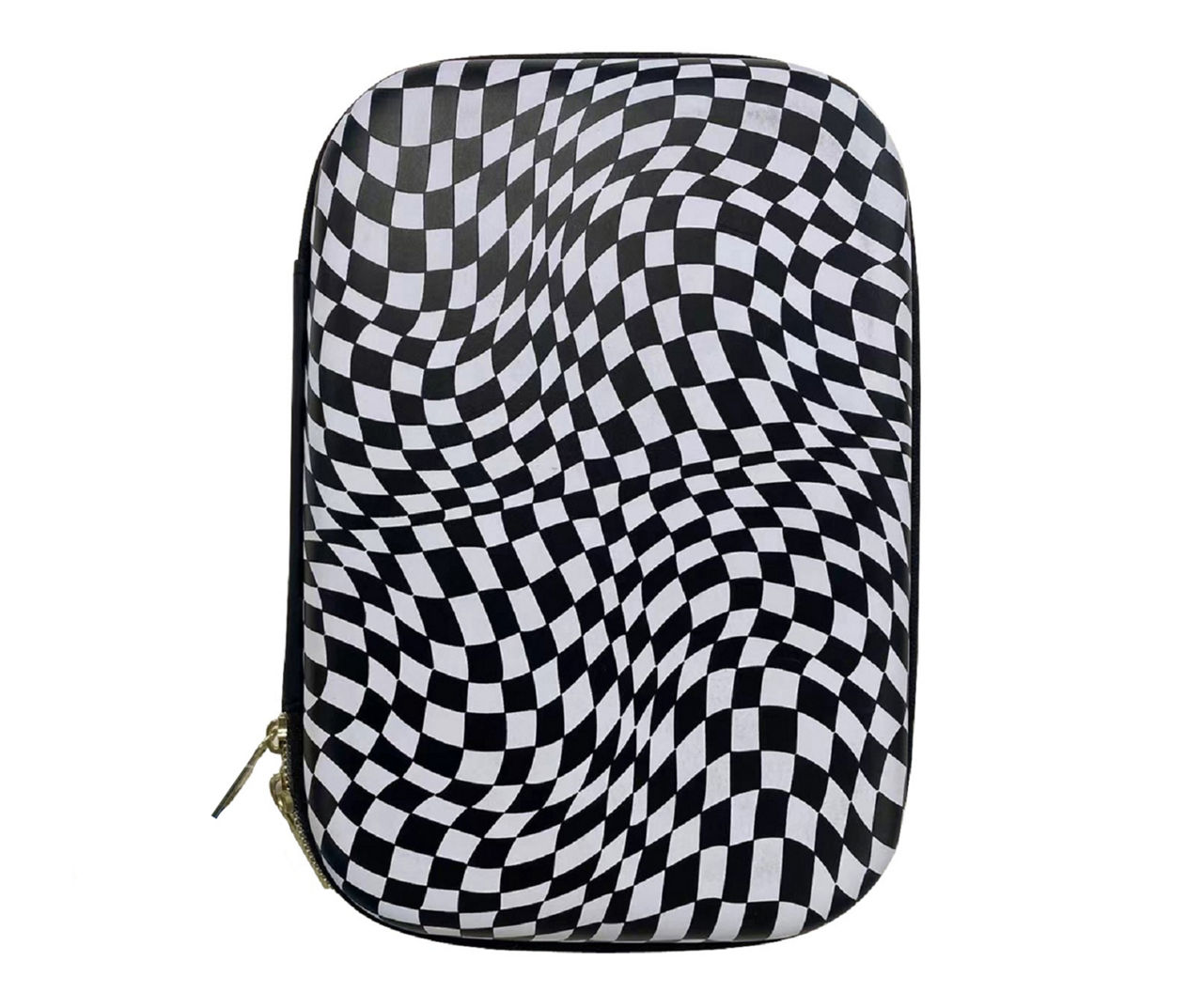 Pencil Pouch Checkered Black