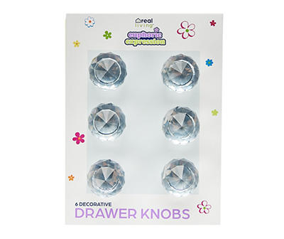 Crystal Ball Drawer Knobs, 6-Pack