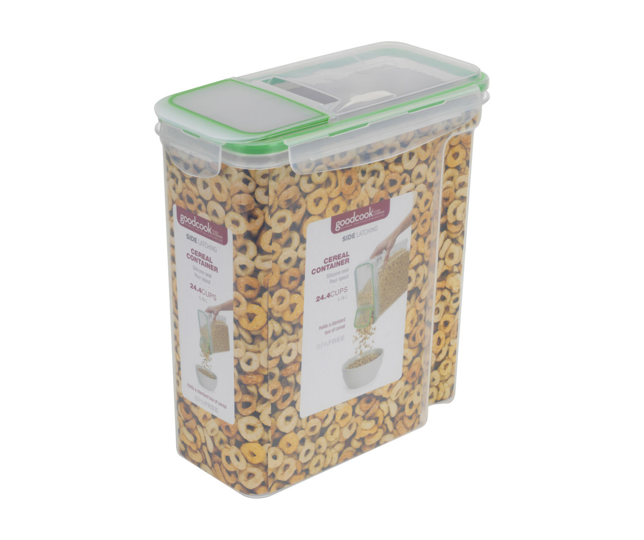Good Cook 24-Cup Latching Cereal Container