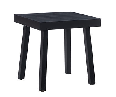 Marcy Black Metal Patio Side Table