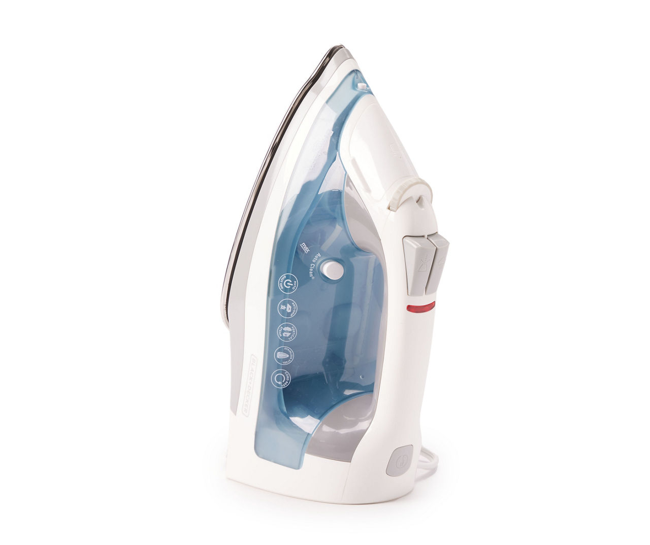 Black + Decker One Step Steam Cord Reel Iron Big Lots