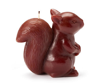 Harvest Meadow Squirrel Candle, (4.1